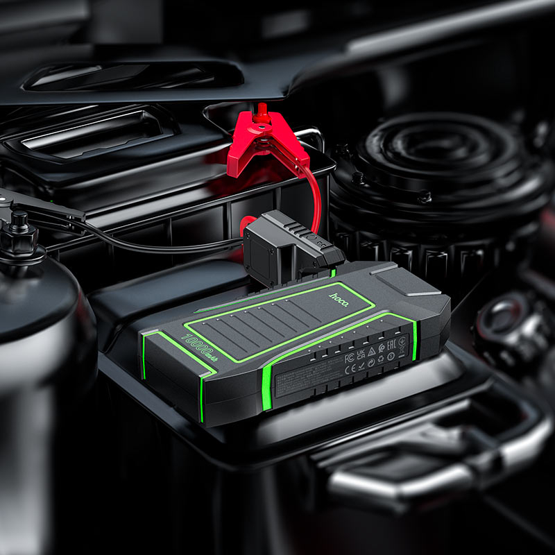 Φορητός Εκκινητής Αυτοκινήτου 12V - Power Bank 10000 mAh με 2 Θύρες USB - Hoco Φορητός Εκκινητής Αυτοκινήτου 12V - Power Bank 10000 mAh με 2 Θύρες USB - Hoco