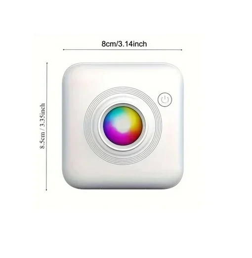 Φορητός έξυπνος μίνι εκτυπωτής για tablet και κινητά τηλέφωνα Aerbes λευκό Φορητός έξυπνος μίνι εκτυπωτής για tablet και κινητά τηλέφωνα Aerbes λευκό