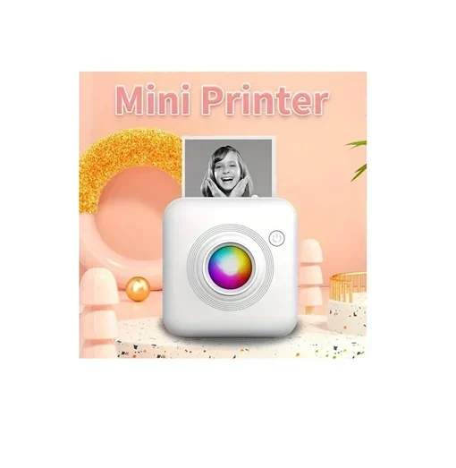 Φορητός έξυπνος μίνι εκτυπωτής για tablet και κινητά τηλέφωνα Aerbes λευκό Φορητός έξυπνος μίνι εκτυπωτής για tablet και κινητά τηλέφωνα Aerbes λευκό