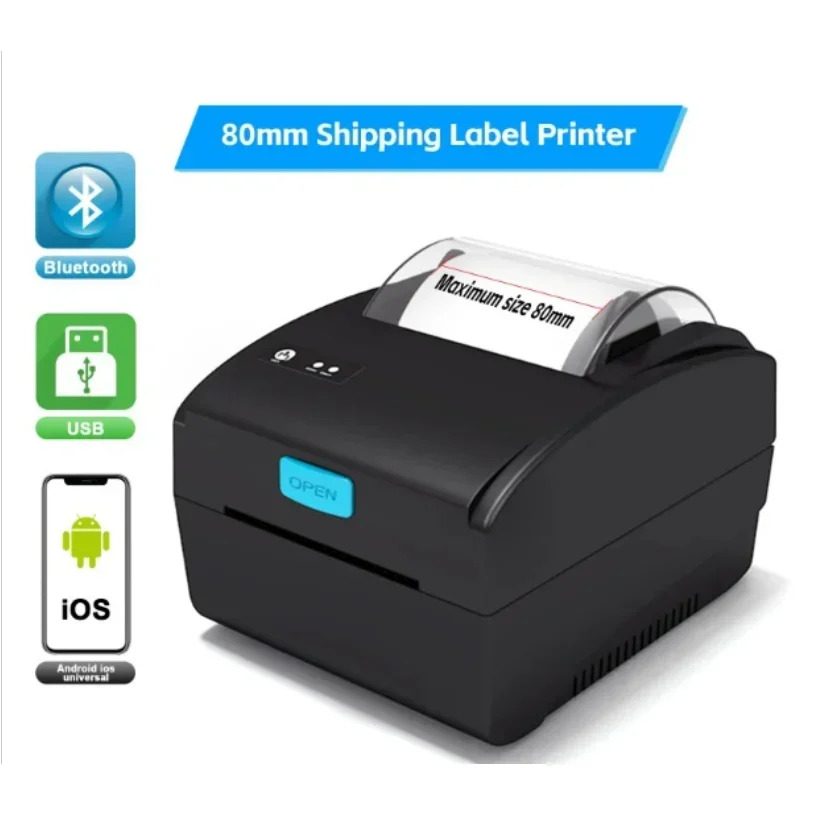 Φορητός Εκτυπωτής Ετικετών Πολλαπλών Μεγεθών Γραμμικού Κώδικα - Συμβατό με Bluetooth, iOS, Android, USB - ARRANGO Φορητός Εκτυπωτής Ετικετών Πολλαπλών Μεγεθών Γραμμικού Κώδικα - Συμβατό με Bluetooth, iOS, Android, USB - ARRANGO