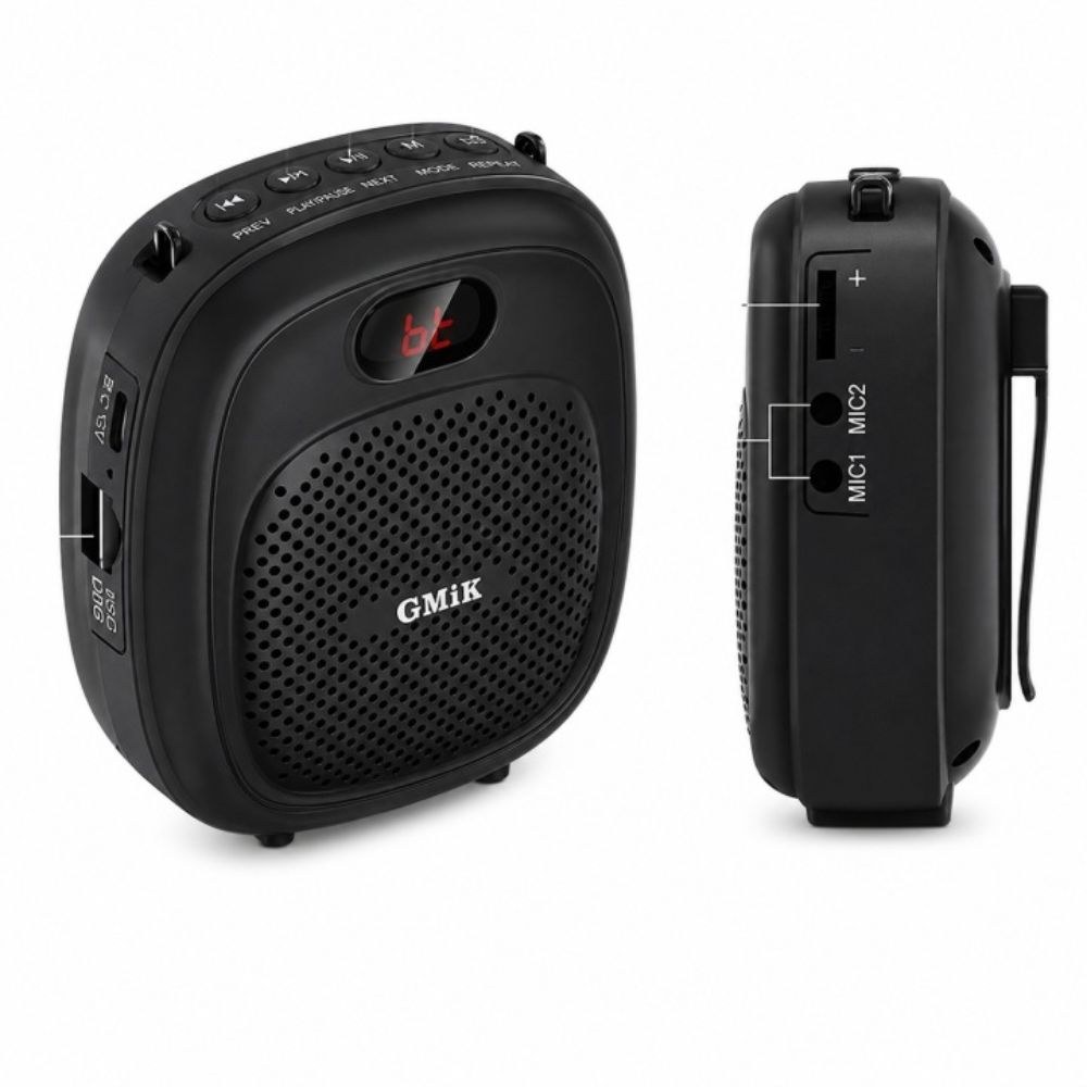 Φορητός Ενισχυτής Φωνής CMiK – 10W Bluetooth 5.3, Ασύρματο και Ενσύρματο Μικρόφωνο Αυτονομία 25 Ώρες Φορητός Ενισχυτής Φωνής CMiK – 10W Bluetooth 5.3, Ασύρματο και Ενσύρματο Μικρόφωνο Αυτονομία 25 Ώρες