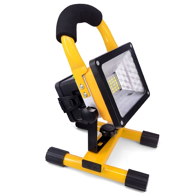 Φορητός Επαναφορτιζόμενος Προβολέας 50W 46 SMD LED με Θύρα USB - Με Λαβή και Βάση Στήριξης Φορητός Επαναφορτιζόμενος Προβολέας 50W 46 SMD LED με Θύρα USB - Με Λαβή και Βάση Στήριξης