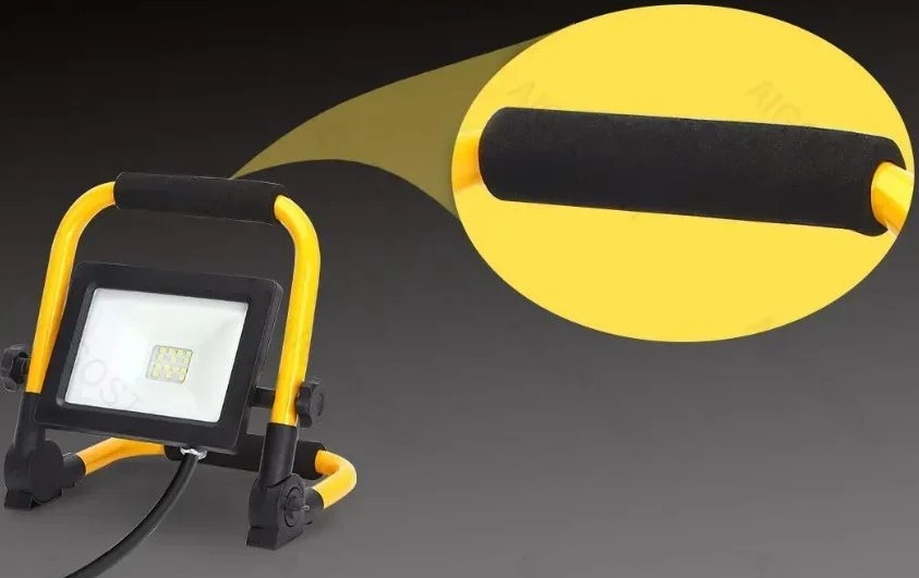 Φορητός LED Προβολέας Εργασίας Ρεύματος - 10 W IP65 - Φωτεινότητα 920lm Ψυχρό Λευκό Φως- Aigostar Φορητός LED Προβολέας Εργασίας Ρεύματος - 10 W IP65 - Φωτεινότητα 920lm Ψυχρό Λευκό Φως- Aigostar