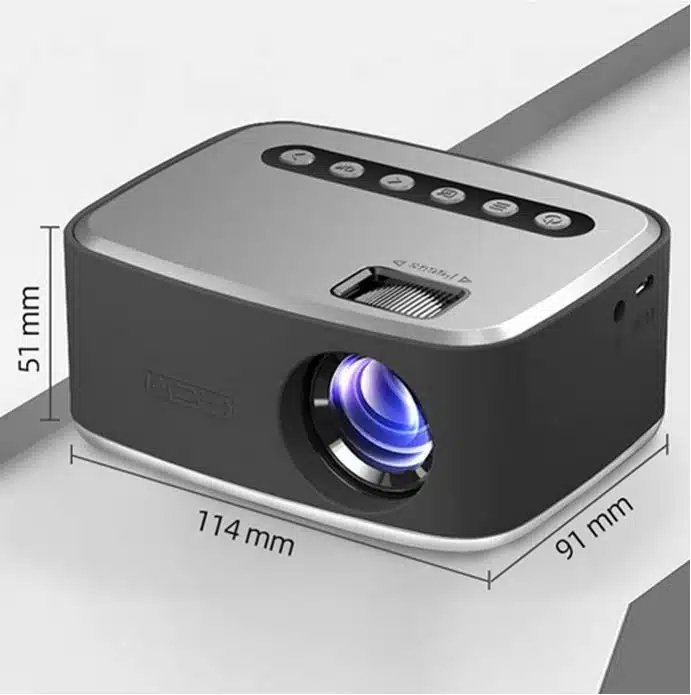 Mini Projector LED με Χειριστήριο & Ενσωματωμένο Ηχείο HDMI Analog Audio – USB σε Μαύρο Mini Projector LED με Χειριστήριο & Ενσωματωμένο Ηχείο HDMI Analog Audio – USB σε Μαύρο