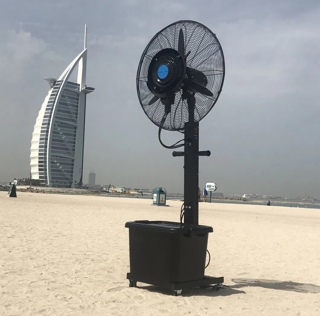 Φορητός Βιομηχανικός Φυγοκεντρικός Ανεμιστήρας Υδρονέφωσης 65 cm - Με 3 Πτερύγια και Ροδάκια Φορητός Βιομηχανικός Φυγοκεντρικός Ανεμιστήρας Υδρονέφωσης 65 cm - Με 3 Πτερύγια και Ροδάκια