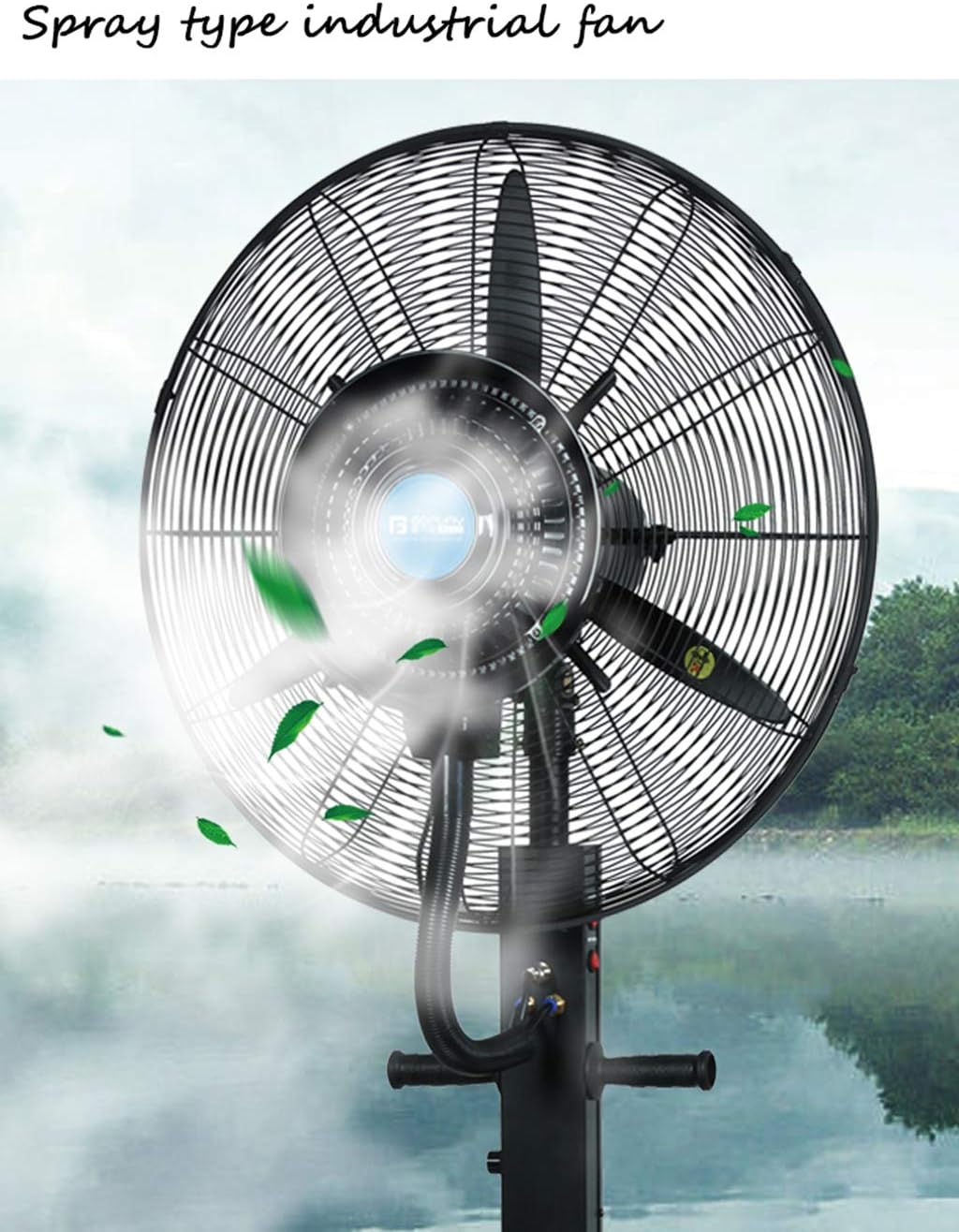 Φορητός Βιομηχανικός Φυγοκεντρικός Ανεμιστήρας Υδρονέφωσης 65 cm - Με 3 Πτερύγια και Ροδάκια Φορητός Βιομηχανικός Φυγοκεντρικός Ανεμιστήρας Υδρονέφωσης 65 cm - Με 3 Πτερύγια και Ροδάκια