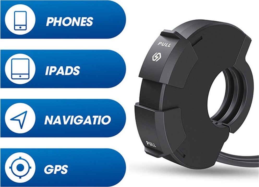 Φορτιστής Μοτοσυκλέτας USB-A & USB-C WUPP CS-1944 – Αδιάβροχος & Γρήγορη Φόρτιση Φορτιστής Μοτοσυκλέτας USB-A & USB-C WUPP CS-1944 – Αδιάβροχος & Γρήγορη Φόρτιση