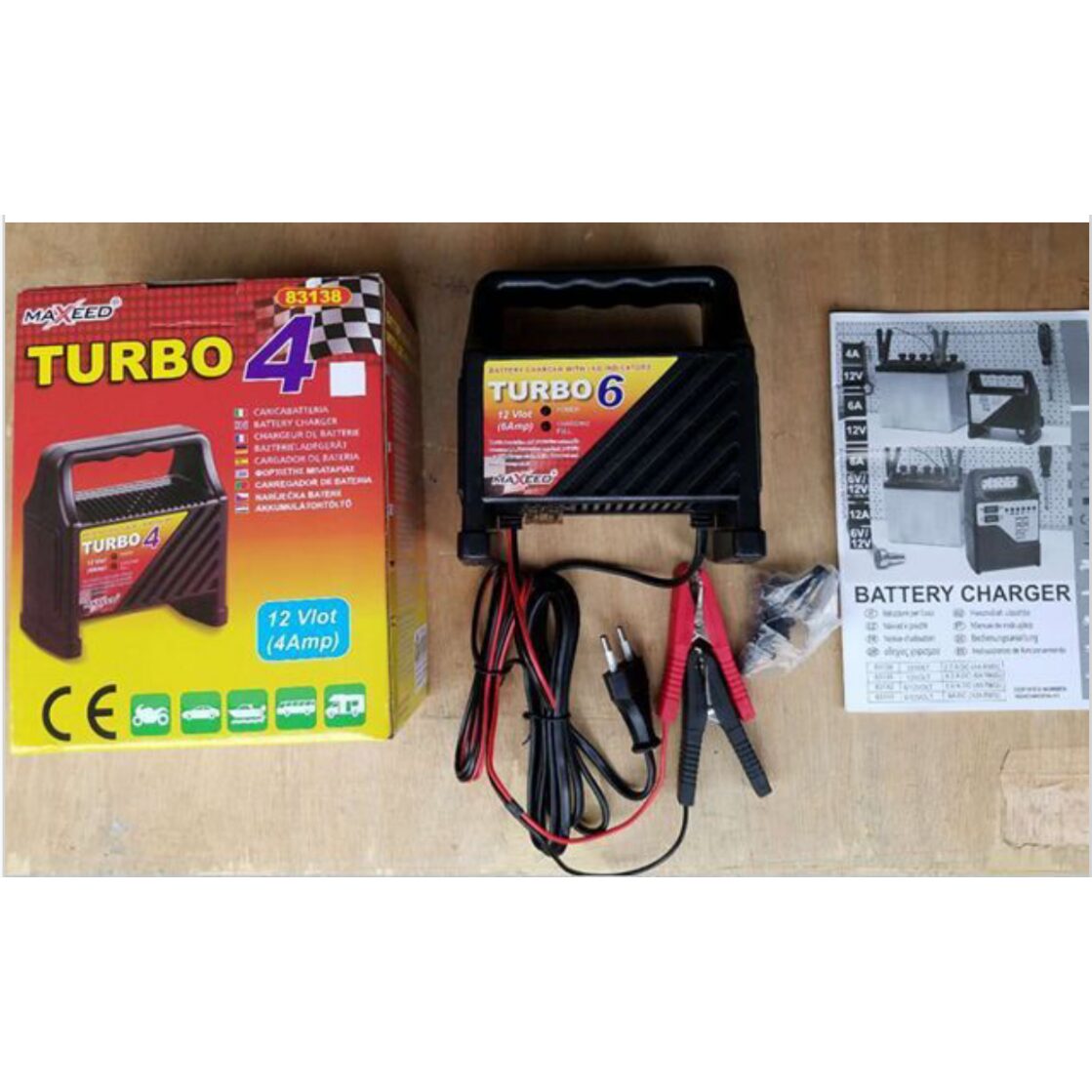 Φορτιστής Μπαταρίας Aυτοκινήτου 4Α Φορτιστής Μπαταρίας Aυτοκινήτου 4Α