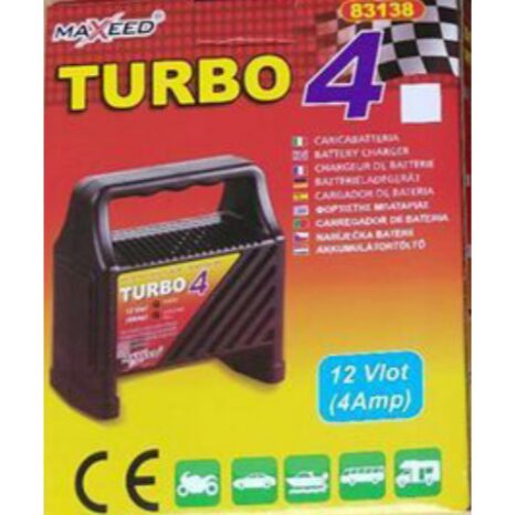 Φορτιστής Μπαταρίας Aυτοκινήτου 4Α Φορτιστής Μπαταρίας Aυτοκινήτου 4Α