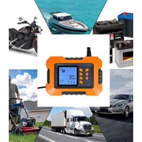 Φορτιστής Μπαταρίας Αυτοκινήτου 7 Σταδιών 6 12 24V - Με Κροκοδειλάκια - Andowl Φορτιστής Μπαταρίας Αυτοκινήτου 7 Σταδιών 6 12 24V - Με Κροκοδειλάκια - Andowl