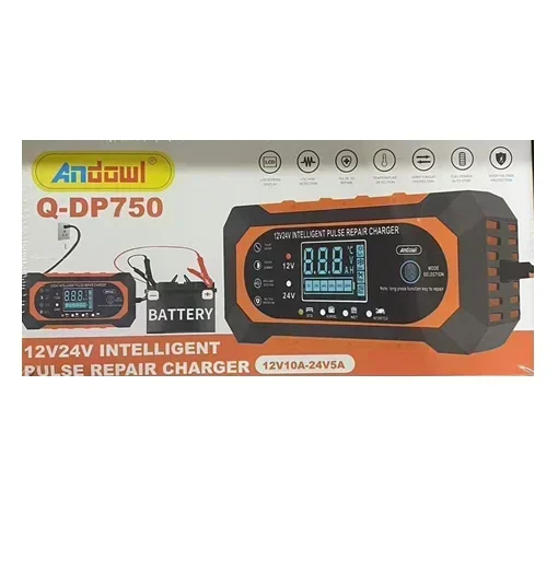 Φορτιστής Μπαταριών Andowl 12V 10A - 24V 5A Πορτοκαλί Μαύρο Φορτιστής Μπαταριών Andowl 12V 10A - 24V 5A Πορτοκαλί Μαύρο