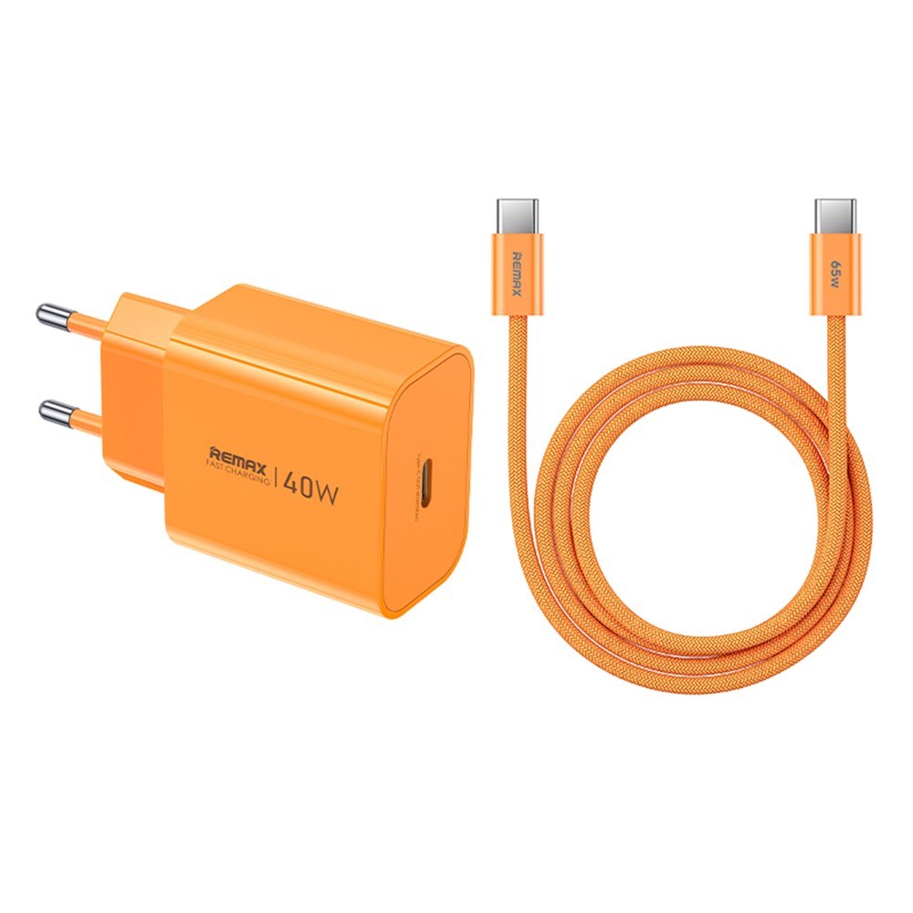 Φορτιστής Ταχείας Φόρτισης Remax CA10 GaN 40W USB-C PD | Με Καλώδιο 65W, Τεχνολογία GaN για Laptop, Smartphone, Tablet – Πορτοκαλί Φορτιστής Ταχείας Φόρτισης Remax CA10 GaN 40W USB-C PD | Με Καλώδιο 65W, Τεχνολογία GaN για Laptop, Smartphone, Tablet – Πορτοκαλί