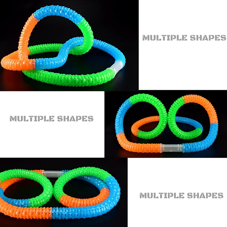 Φωσφοριζέ Εύκαμπτη Πίστα Αγώνων Αυτοκινήτου - Σετ Παιχνιδιού για Ηλικίες από 3 Ετών - Andowl Φωσφοριζέ Εύκαμπτη Πίστα Αγώνων Αυτοκινήτου - Σετ Παιχνιδιού για Ηλικίες από 3 Ετών - Andowl