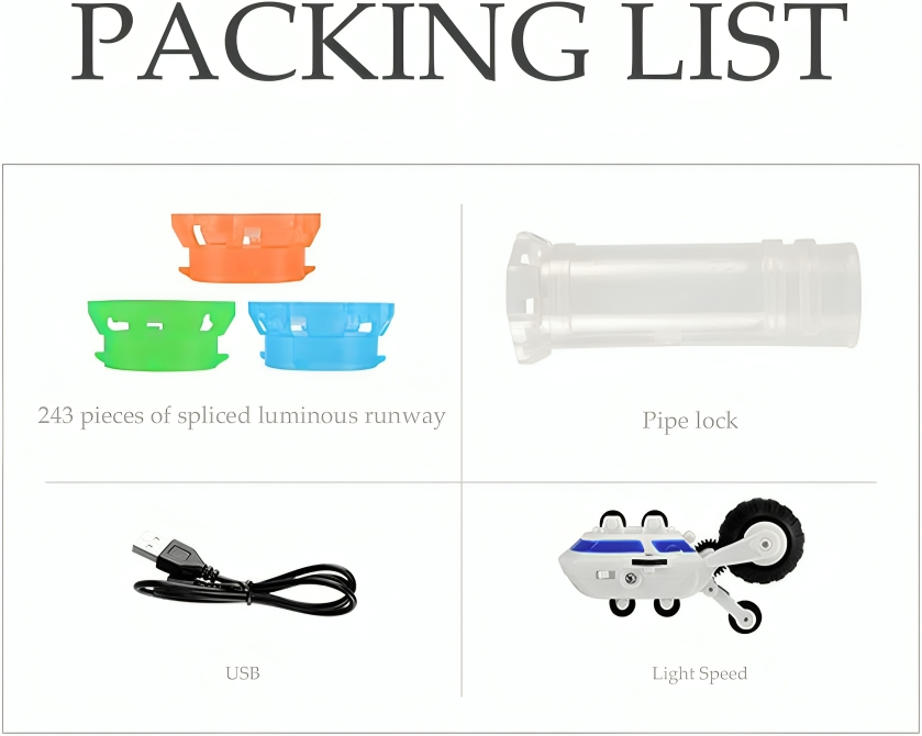 Φωσφοριζέ Εύκαμπτη Πίστα Αγώνων Αυτοκινήτου - Σετ Παιχνιδιού για Ηλικίες από 3 Ετών - Andowl Φωσφοριζέ Εύκαμπτη Πίστα Αγώνων Αυτοκινήτου - Σετ Παιχνιδιού για Ηλικίες από 3 Ετών - Andowl