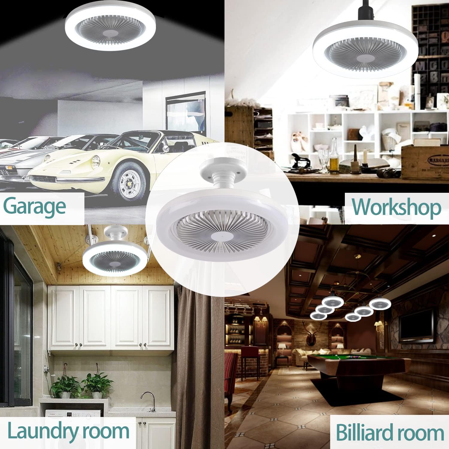 Φωτιστικό E27 Οροφής με Ανεμιστήρα - Με 3 Ρυθμίσεις Λειτουργίας & Τηλεχειριστήριο - ARRANGO Φωτιστικό E27 Οροφής με Ανεμιστήρα - Με 3 Ρυθμίσεις Λειτουργίας & Τηλεχειριστήριο - ARRANGO