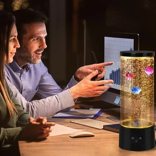 Φωτιστικό RGB LED “Ενυδρείο” με τηλεχειριστήριο – μαύρο Φωτιστικό RGB LED “Ενυδρείο” με τηλεχειριστήριο – μαύρο