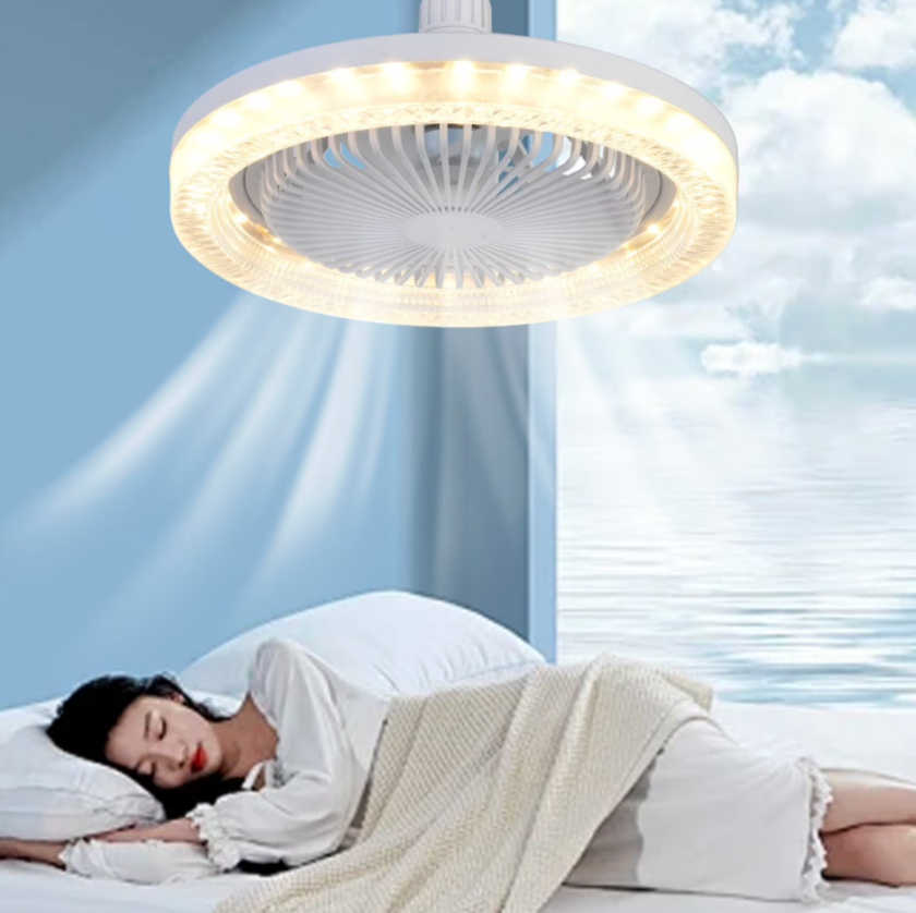 Φωτιστικό LED Οροφής Rixme 40W με Ανεμιστήρα και Τηλεχειριστήριο E27 Φωτιστικό LED Οροφής Rixme 40W με Ανεμιστήρα και Τηλεχειριστήριο E27
