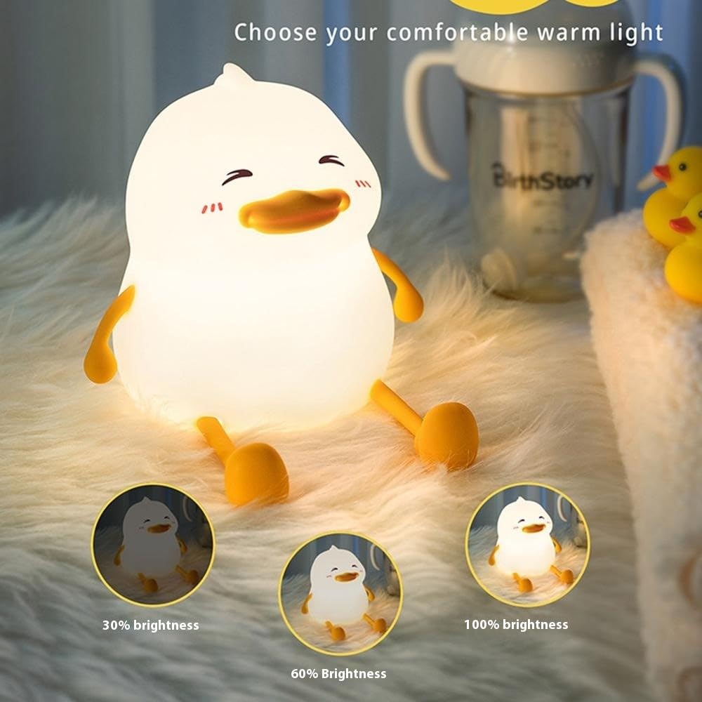 Φωτιστικό Νυκτός Πάπια Σιλικόνης με Ρυθμιζόμενη Ένταση – Ιδανικό για Παιδικό Δωμάτιο Φωτιστικό Νυκτός Πάπια Σιλικόνης με Ρυθμιζόμενη Ένταση – Ιδανικό για Παιδικό Δωμάτιο