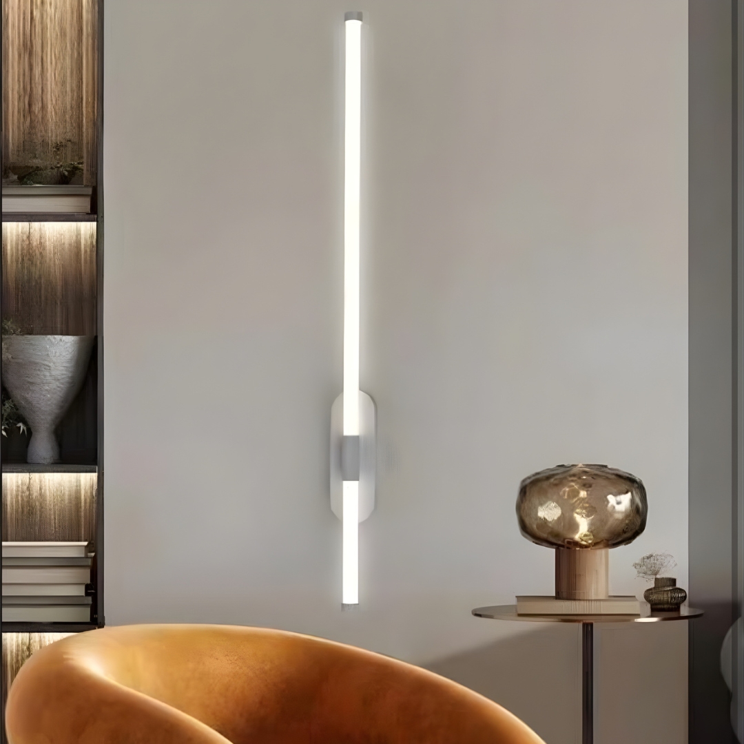 Φωτιστικό Τοίχου LED 12W Ψυχρού Λευκού με Minimal Γραμμικό Σχεδιασμό - Universo Φωτιστικό Τοίχου LED 12W Ψυχρού Λευκού με Minimal Γραμμικό Σχεδιασμό - Universo