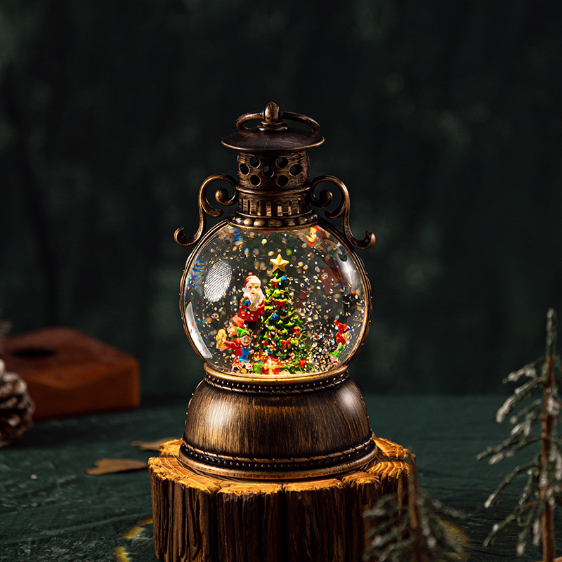 Φωτιζόμενο Διακοσμητικό Φανάρι Χιονόμπαλα με LED & Μουσική Φωτιζόμενο Διακοσμητικό Φανάρι Χιονόμπαλα με LED & Μουσική