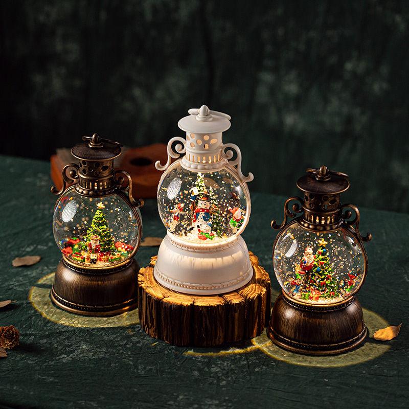 Φωτιζόμενο Διακοσμητικό Φανάρι Χιονόμπαλα με LED & Μουσική Φωτιζόμενο Διακοσμητικό Φανάρι Χιονόμπαλα με LED & Μουσική