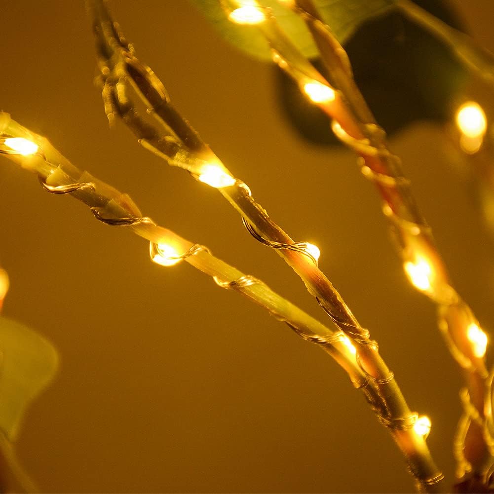 Φωτιζόμενο Ηλιακό Διακοσμητικό Δέντρο Ευκάλυπτος 1,8m - 285 LED Θερμού Φωτισμού - HomeTheory Φωτιζόμενο Ηλιακό Διακοσμητικό Δέντρο Ευκάλυπτος 1,8m - 285 LED Θερμού Φωτισμού - HomeTheory