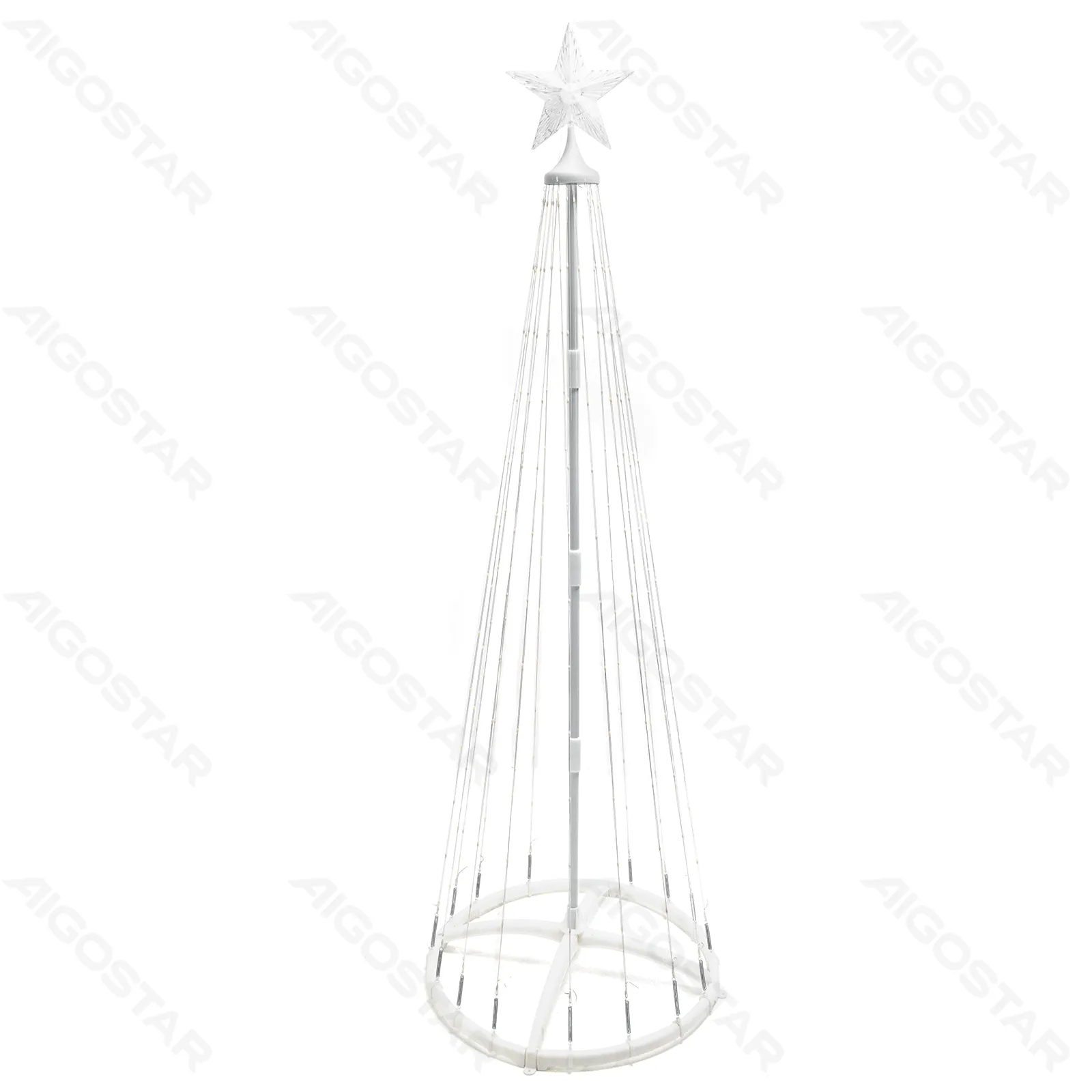 Φωτιζόμενο Χριστουγεννιάτικο Δέντρο Εξωτερικού & Εσωτερικού Χώρου 150cm με Θερμό LED Φωτισμό - Aigostar Φωτιζόμενο Χριστουγεννιάτικο Δέντρο Εξωτερικού & Εσωτερικού Χώρου 150cm με Θερμό LED Φωτισμό - Aigostar