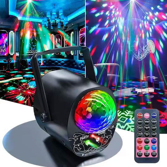 Φωτορυθμικό LED RGB 9W Andowl με Τηλεχειριστήριο Φωτορυθμικό LED RGB 9W Andowl με Τηλεχειριστήριο