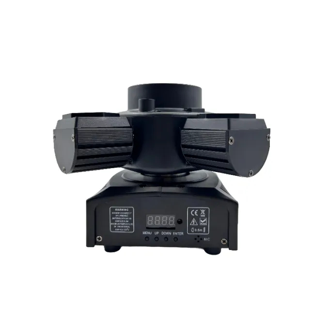 Φωτορυθμικό LED RGBW Multi-Effects Ρομποτική Κεφαλή 200W με Laser, Strober και Τηλεχειριστήριο Φωτορυθμικό LED RGBW Multi-Effects Ρομποτική Κεφαλή 200W με Laser, Strober και Τηλεχειριστήριο