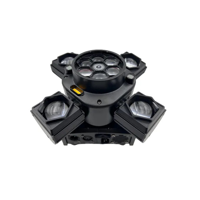 Φωτορυθμικό LED RGBW Multi-Effects Ρομποτική Κεφαλή 200W με Laser, Strober και Τηλεχειριστήριο Φωτορυθμικό LED RGBW Multi-Effects Ρομποτική Κεφαλή 200W με Laser, Strober και Τηλεχειριστήριο