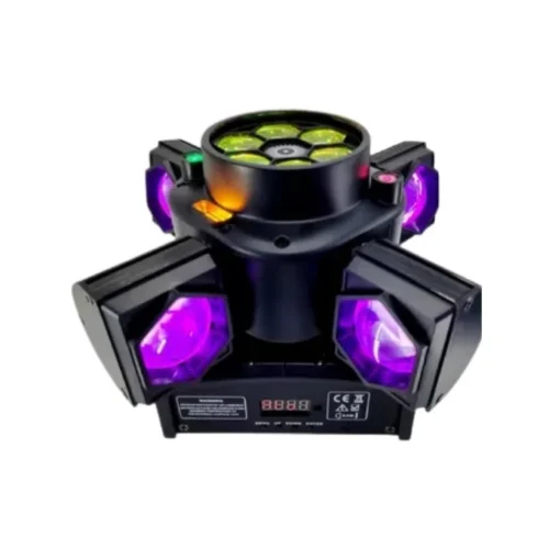 Φωτορυθμικό LED RGBW Multi-Effects Ρομποτική Κεφαλή 200W με Laser, Strober και Τηλεχειριστήριο Φωτορυθμικό LED RGBW Multi-Effects Ρομποτική Κεφαλή 200W με Laser, Strober και Τηλεχειριστήριο