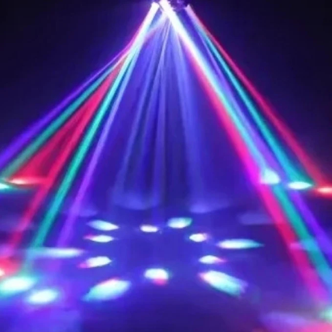 Φωτορυθμικό LED RGBW Multi-Effects Ρομποτική Κεφαλή 200W με Laser, Strober και Τηλεχειριστήριο Φωτορυθμικό LED RGBW Multi-Effects Ρομποτική Κεφαλή 200W με Laser, Strober και Τηλεχειριστήριο