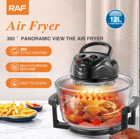 Φούρνος 12lt - Φουρνάκι Ρομπότ 3500W με Λάμπα Αλογόνου Ρυθμιζόμενο Θερμοστάτη Με Αέρα Και Χρονοδιακόπτη Raf Μαύρο Φούρνος 12lt - Φουρνάκι Ρομπότ 3500W με Λάμπα Αλογόνου Ρυθμιζόμενο Θερμοστάτη Με Αέρα Και Χρονοδιακόπτη Raf Μαύρο