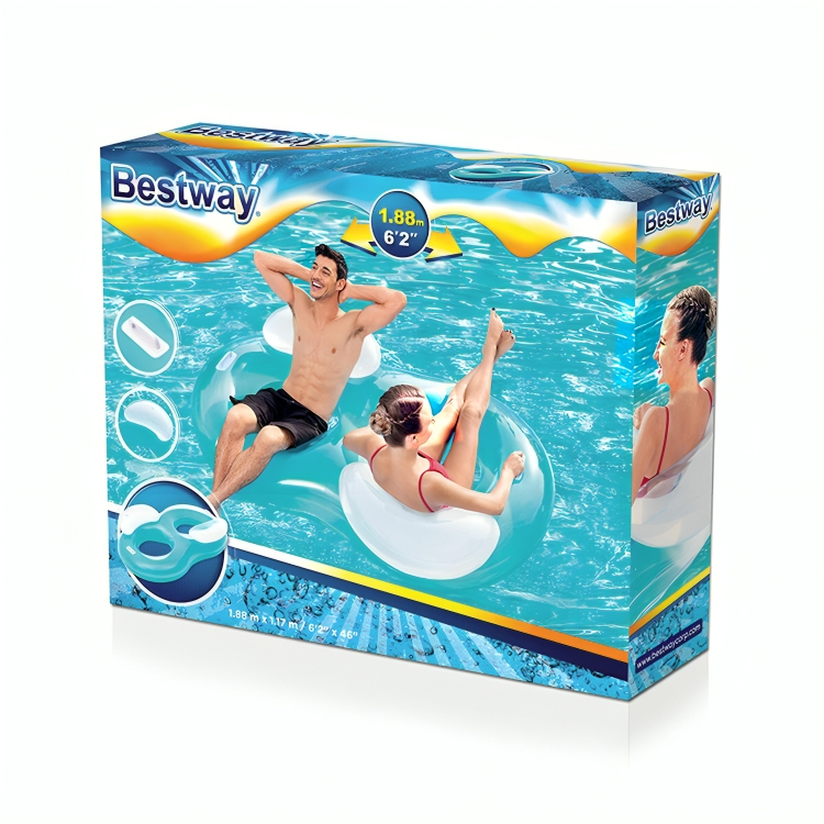 Φουσκωτή Σαμπρέλα Θαλάσσης 2 Ατόμων με Μαξιλάρι Κεφαλιού 188cm - Bestway Φουσκωτή Σαμπρέλα Θαλάσσης 2 Ατόμων με Μαξιλάρι Κεφαλιού 188cm - Bestway