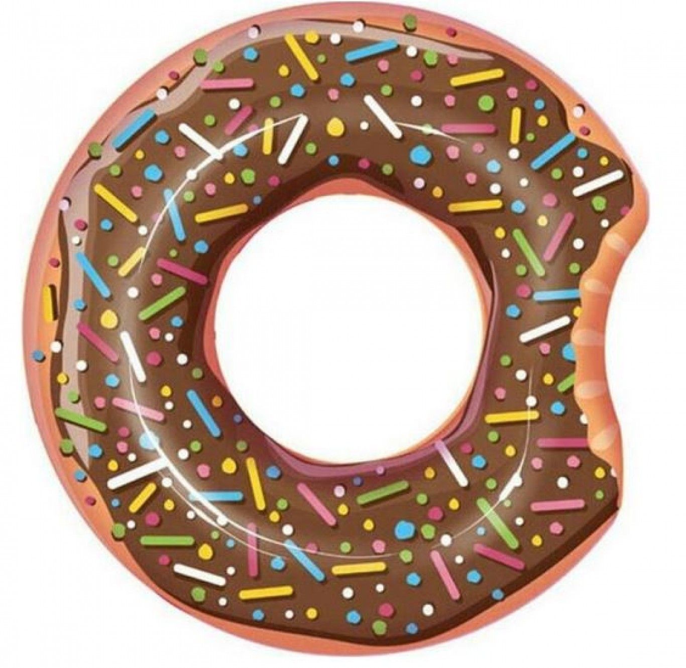 Φουσκωτή Σαμπρέλα Θαλάσσης Donut Σοκολάτα σε Καφέ Χρώμα Bestway 107cm Φουσκωτή Σαμπρέλα Θαλάσσης Donut Σοκολάτα σε Καφέ Χρώμα Bestway 107cm