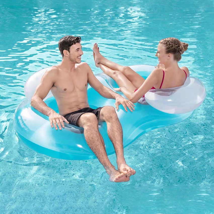 Φουσκωτή Σαμπρέλλα Θαλλάσης 2 Ατόμων με Χειρολαβές Τιρκουάζ 188cm Bestway Φουσκωτή Σαμπρέλλα Θαλλάσης 2 Ατόμων με Χειρολαβές Τιρκουάζ 188cm Bestway