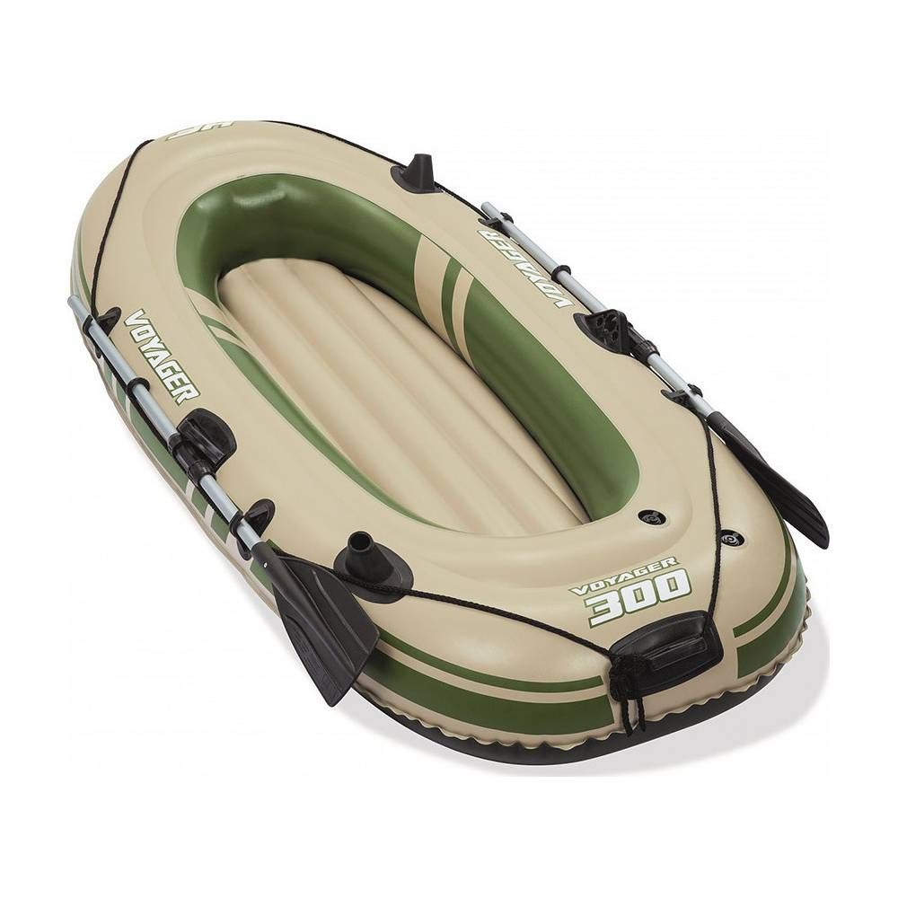 Φουσκωτή Βάρκα 2 Ατόμων με Κουπιά 102x243cm σε Καφέ - Πράσινο Χρώμα Voyager 300 Bestway Φουσκωτή Βάρκα 2 Ατόμων με Κουπιά 102x243cm σε Καφέ - Πράσινο Χρώμα Voyager 300 Bestway