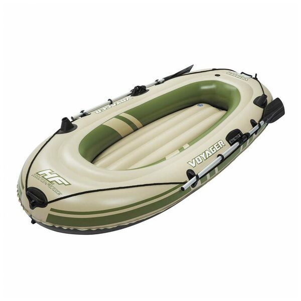 Φουσκωτή Βάρκα 2 Ατόμων με Κουπιά 102x243cm σε Καφέ - Πράσινο Χρώμα Voyager 300 Bestway Φουσκωτή Βάρκα 2 Ατόμων με Κουπιά 102x243cm σε Καφέ - Πράσινο Χρώμα Voyager 300 Bestway