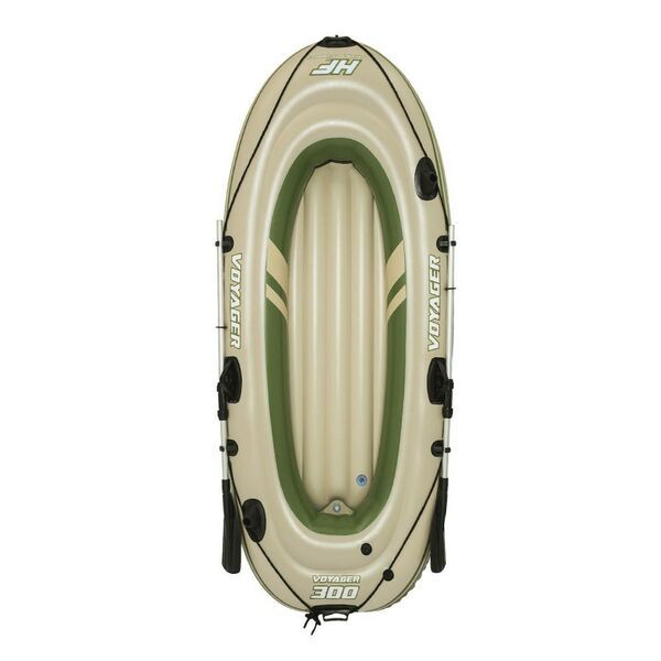 Φουσκωτή Βάρκα 2 Ατόμων με Κουπιά 102x243cm σε Καφέ - Πράσινο Χρώμα Voyager 300 Bestway Φουσκωτή Βάρκα 2 Ατόμων με Κουπιά 102x243cm σε Καφέ - Πράσινο Χρώμα Voyager 300 Bestway