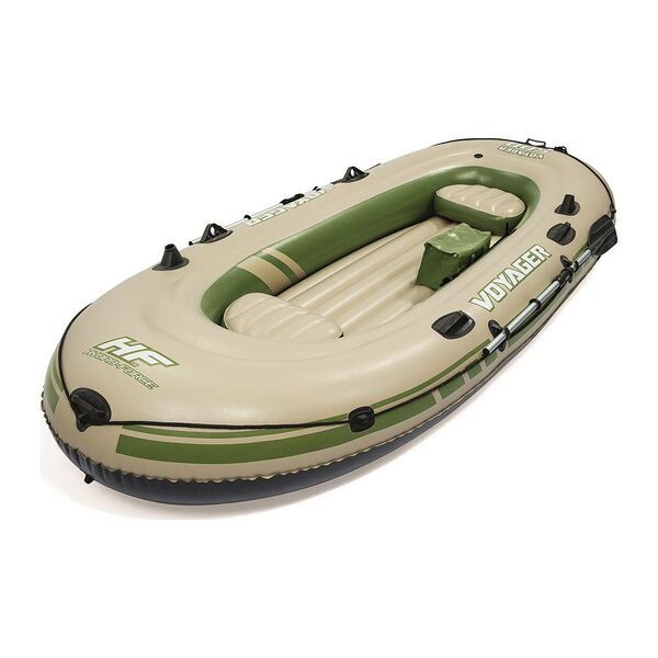 Φουσκωτή Βάρκα 3 Ατόμων με Κουπιά 348x142x151cm σε Καφέ - Πράσινο Χρώμα Voyager 500 Bestway Φουσκωτή Βάρκα 3 Ατόμων με Κουπιά 348x142x151cm σε Καφέ - Πράσινο Χρώμα Voyager 500 Bestway
