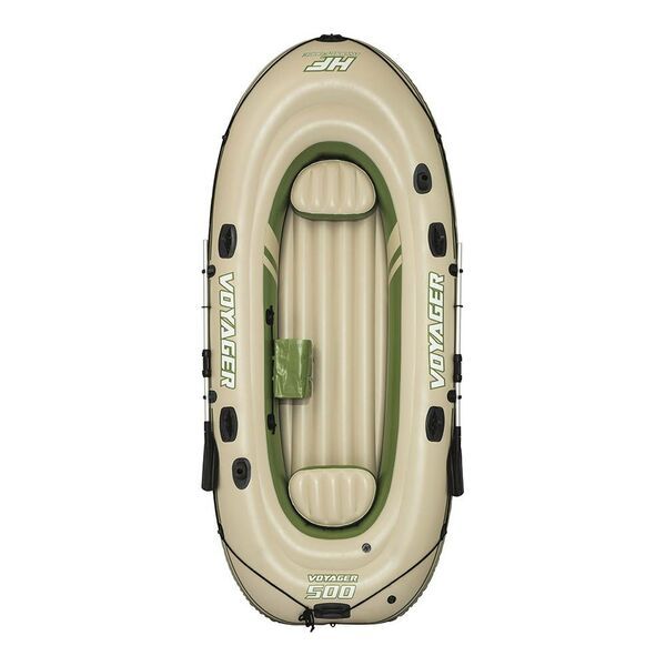 Φουσκωτή Βάρκα 3 Ατόμων με Κουπιά 348x142x151cm σε Καφέ - Πράσινο Χρώμα Voyager 500 Bestway Φουσκωτή Βάρκα 3 Ατόμων με Κουπιά 348x142x151cm σε Καφέ - Πράσινο Χρώμα Voyager 500 Bestway