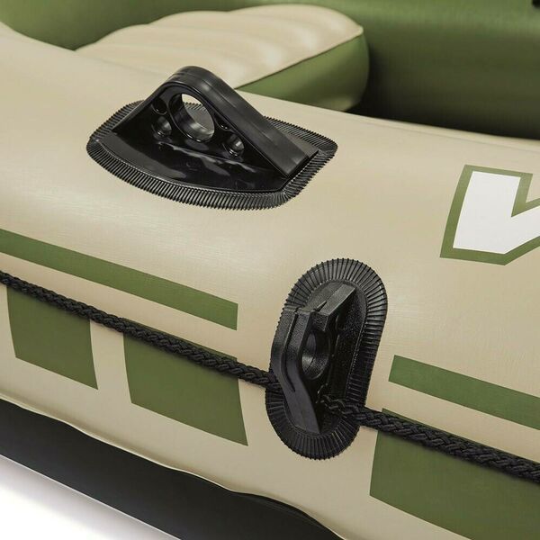 Φουσκωτή Βάρκα 3 Ατόμων με Κουπιά 348x142x151cm σε Καφέ - Πράσινο Χρώμα Voyager 500 Bestway Φουσκωτή Βάρκα 3 Ατόμων με Κουπιά 348x142x151cm σε Καφέ - Πράσινο Χρώμα Voyager 500 Bestway