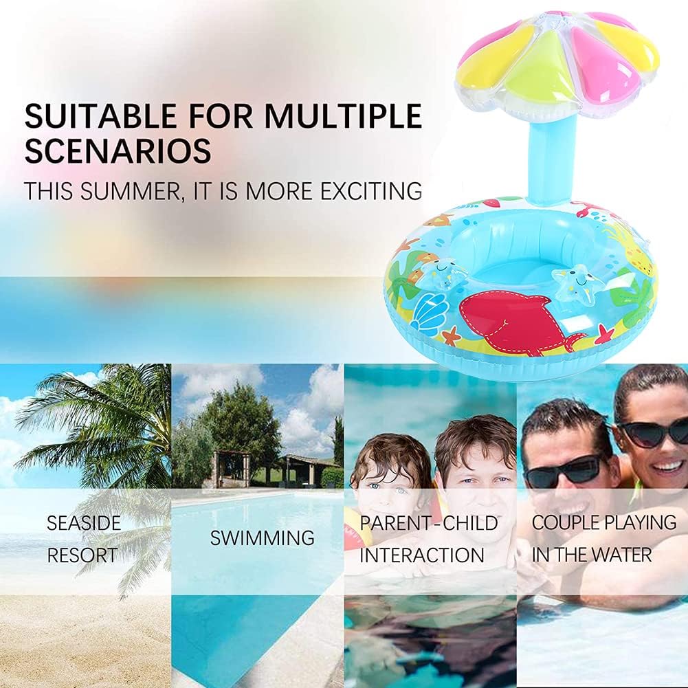 Φουσκωτή Βρεφική Κουλούρα Σωσίβιο με Ομπρέλα Σκίαστρο Θαλάσσης - Πισίνας για Ηλικίες 1 - 3 Ετών - Γαλάζιο Ροζ Φουσκωτή Βρεφική Κουλούρα Σωσίβιο με Ομπρέλα Σκίαστρο Θαλάσσης - Πισίνας για Ηλικίες 1 - 3 Ετών - Γαλάζιο Ροζ