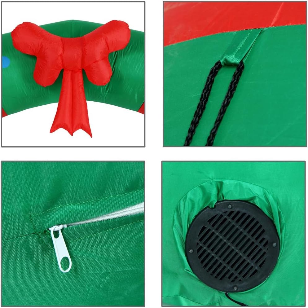 Φουσκωτή Χριστουγεννιάτικη Αψίδα με Άγιο Βασίλη & Χιονάνθρωπο 270 cm με LED Φωτισμό Φουσκωτή Χριστουγεννιάτικη Αψίδα με Άγιο Βασίλη & Χιονάνθρωπο 270 cm με LED Φωτισμό