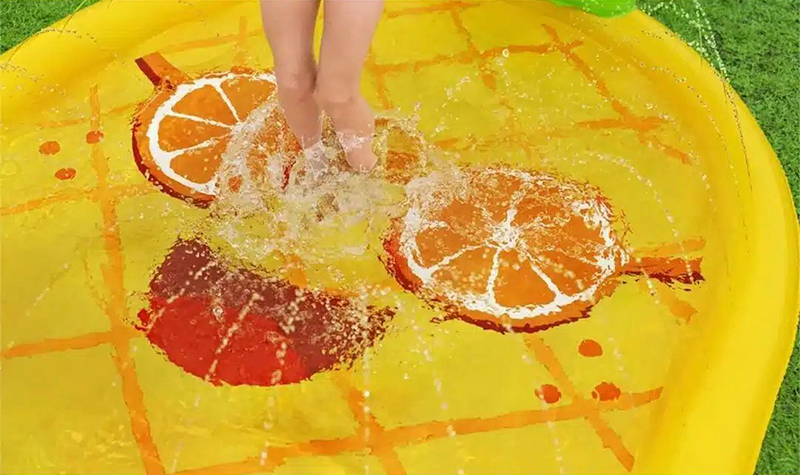 Φουσκωτό Δαπέδου Ανανάς με Ψεκαστήρες Νερού 165x196x69 εκ Φουσκωτό Δαπέδου Ανανάς με Ψεκαστήρες Νερού 165x196x69 εκ