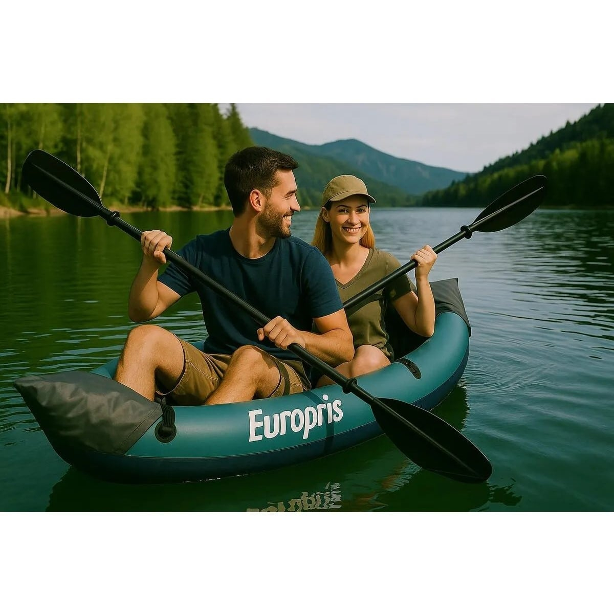 Φουσκωτό Καγιάκ 2 Ατόμων με Τσάντα Μεταφοράς Φουσκωτό Καγιάκ 2 Ατόμων με Τσάντα Μεταφοράς