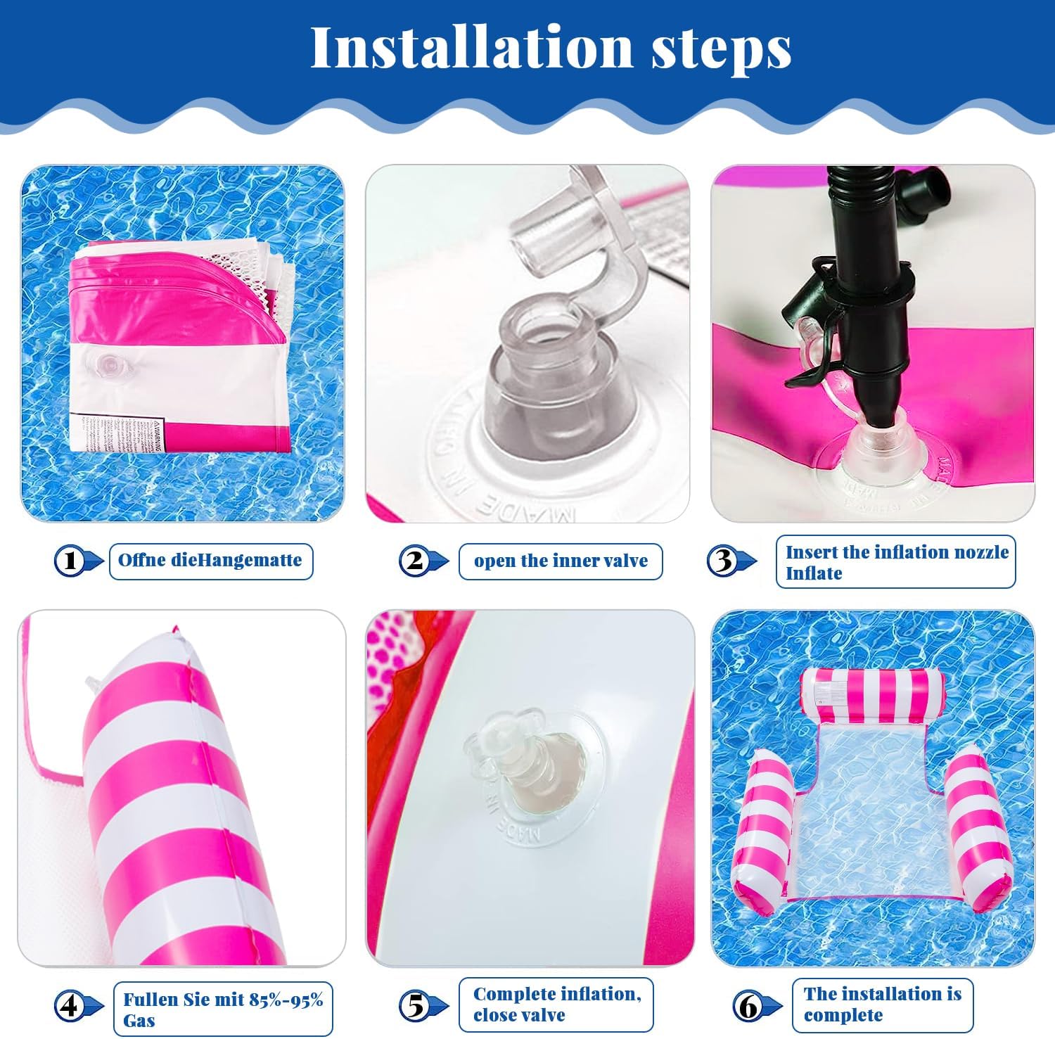 Φουσκωτό Κάθισμα Νερού - Αιώρα 120x122cm Φουσκωτό Κάθισμα Νερού - Αιώρα 120x122cm