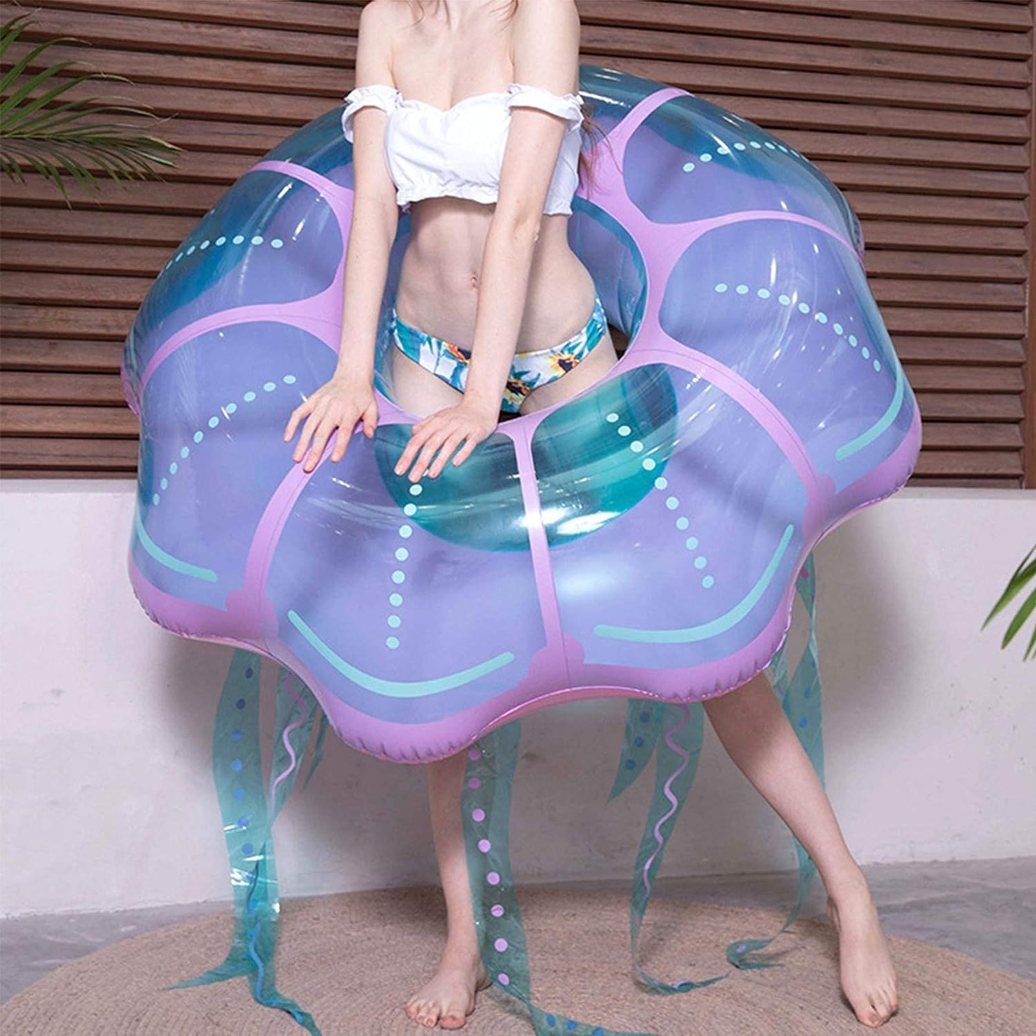 Φουσκωτό Στρώμα-Σωσίβιο Θαλάσσης Μέδουσα 125x125x40εκ - Ροζ Φουσκωτό Στρώμα-Σωσίβιο Θαλάσσης Μέδουσα 125x125x40εκ - Ροζ