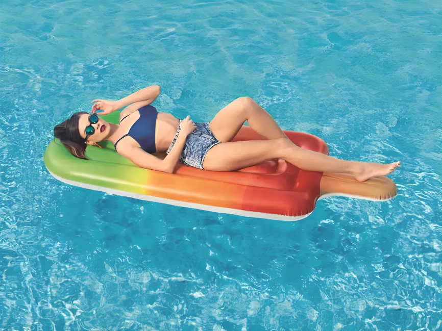 Φουσκωτό Στρώμα Θαλάσσης και Πισίνας σε Σχήμα Παγωτό - 185x89 cm - Bestway Φουσκωτό Στρώμα Θαλάσσης και Πισίνας σε Σχήμα Παγωτό - 185x89 cm - Bestway