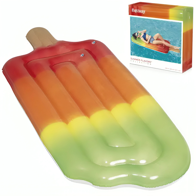 Φουσκωτό Στρώμα Θαλάσσης και Πισίνας σε Σχήμα Παγωτό - 185x89 cm - Bestway Φουσκωτό Στρώμα Θαλάσσης και Πισίνας σε Σχήμα Παγωτό - 185x89 cm - Bestway